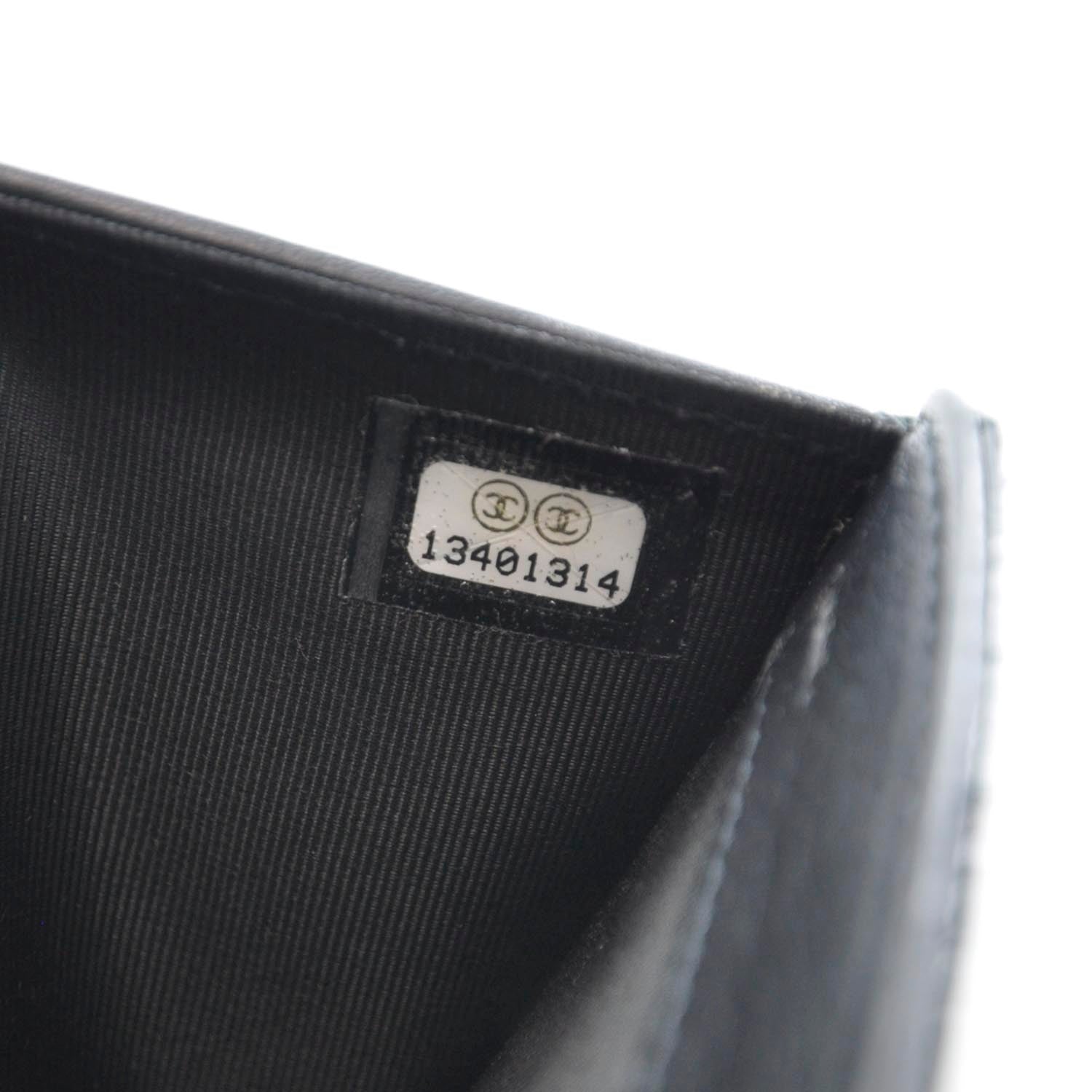 Chanel Patent Yen Wallet Black 9 of 9
