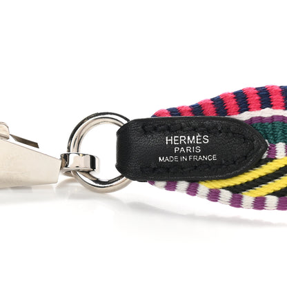 Hermes Toile Swift 25mm Sangle Cavale Shoulder Strap Multicolor Black 3 of 5