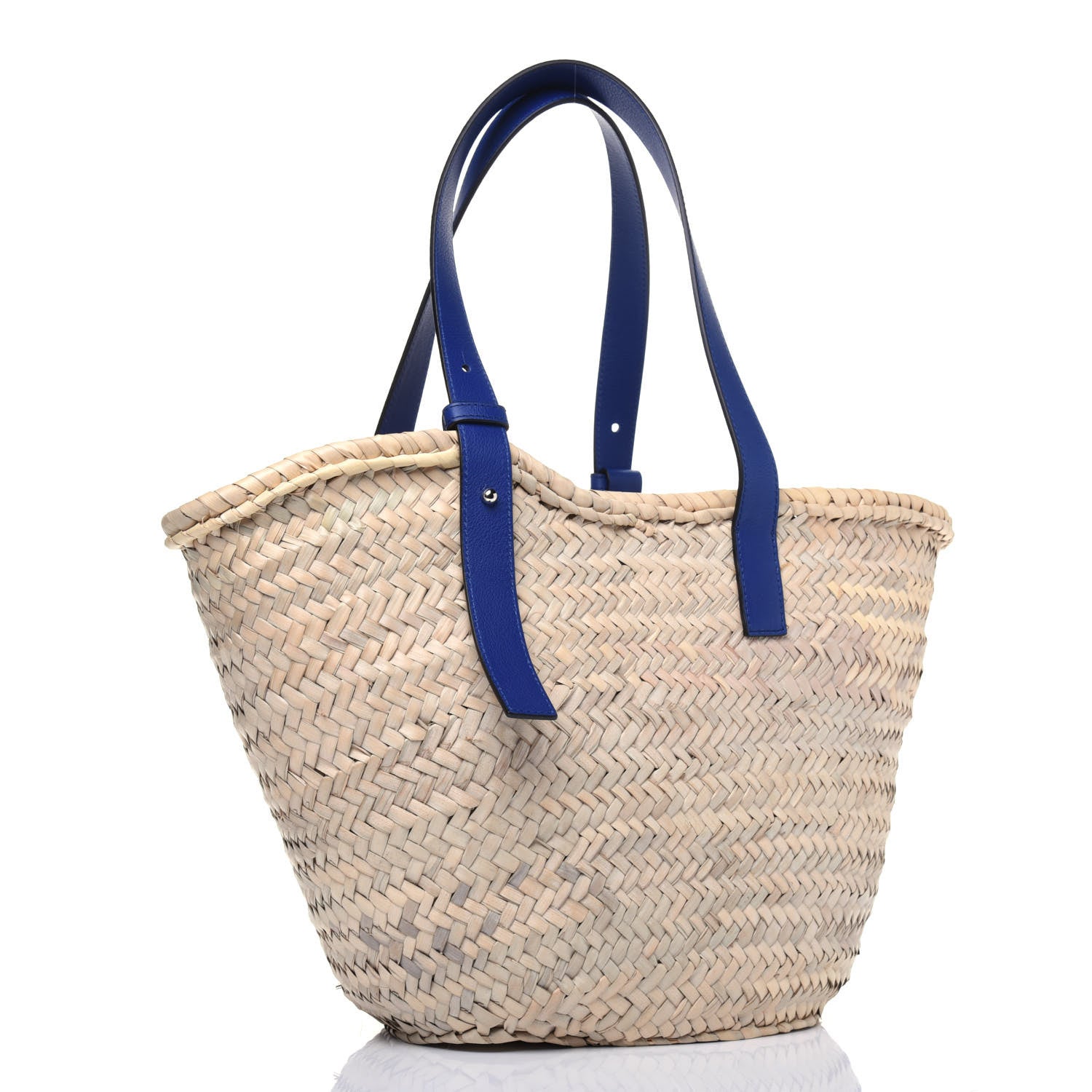 Loewe Raffia Basket Tote Bag Cream Multi 3 of 11