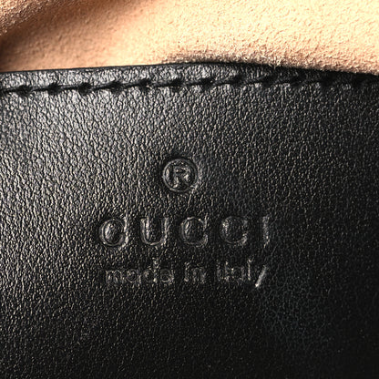 Gucci Calfskin Matelasse Aria Small GG Marmont Chain Shoulder Bag Black 7 of 9