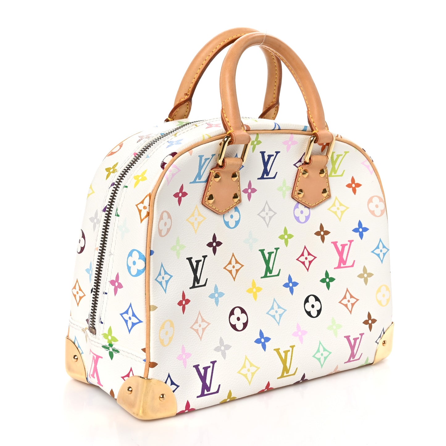 Monogram Multicolor Trouville White