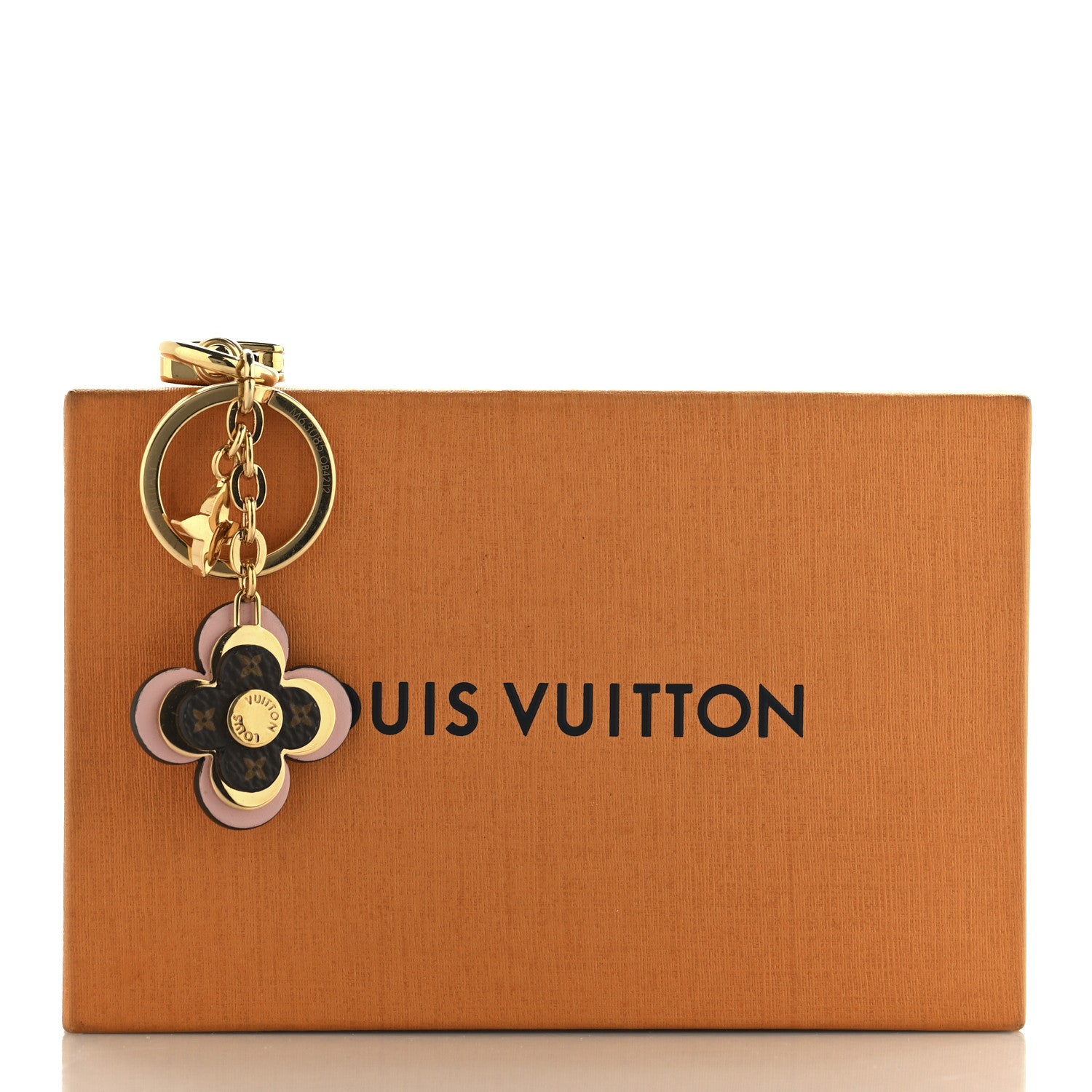 Louis Vuitton Monogram Blooming Flowers BB Bag Charm Key Holder Pink 4 of 4