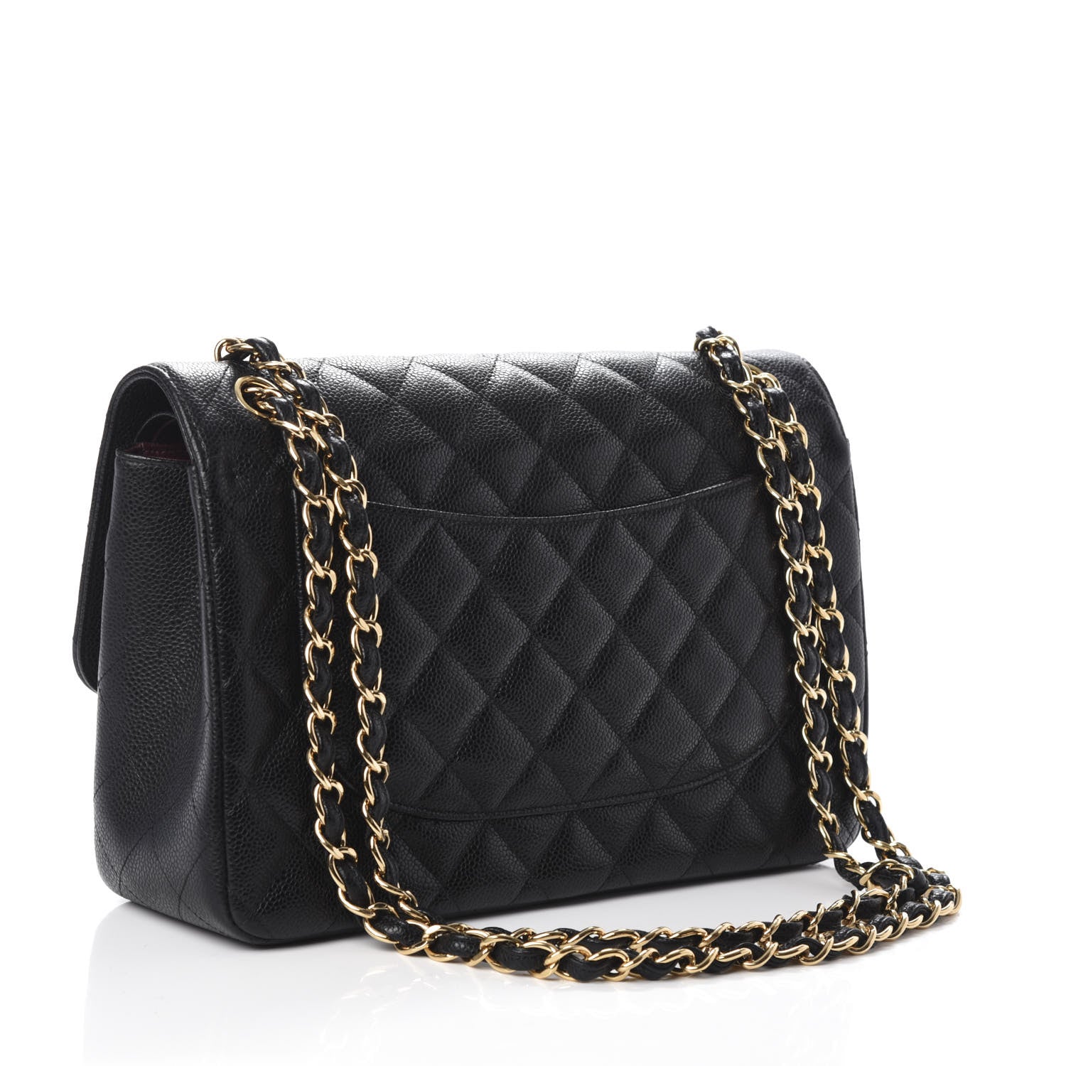 Chanel Caviar Quilted Jumbo Double Flap Black 4 of 11