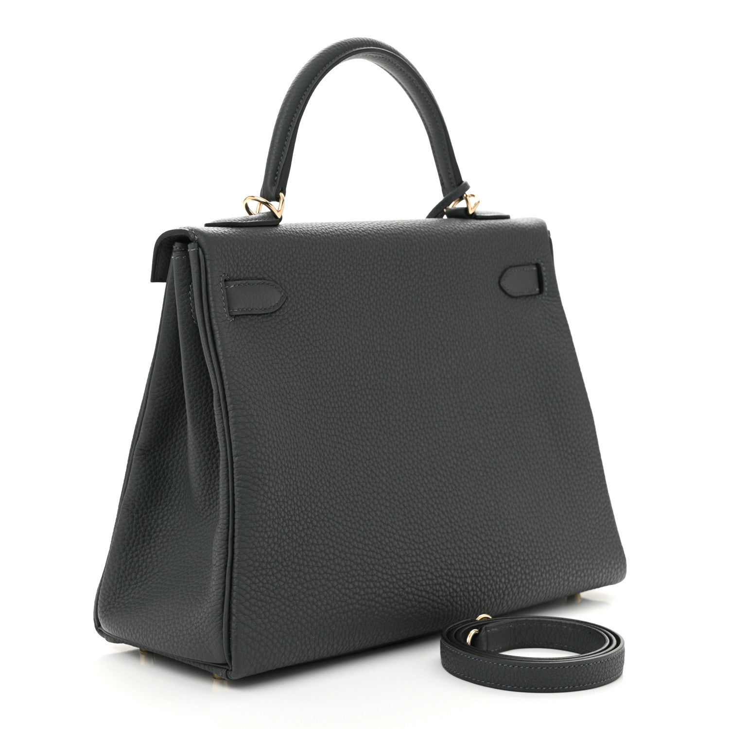 Hermes Togo Kelly Retourne 32 Gris Misty 3 of 11