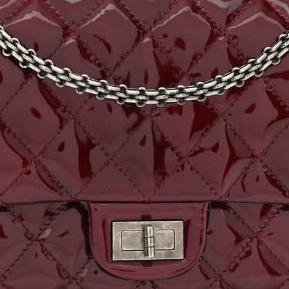 Chanel Patent Quilted 2.55 Reissue 227 Flap Light Burgundy 7 of 12