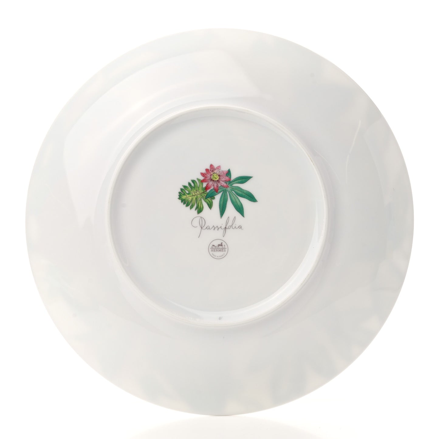 Porcelain Passifolia Dessert Plate N°2 Set of 2