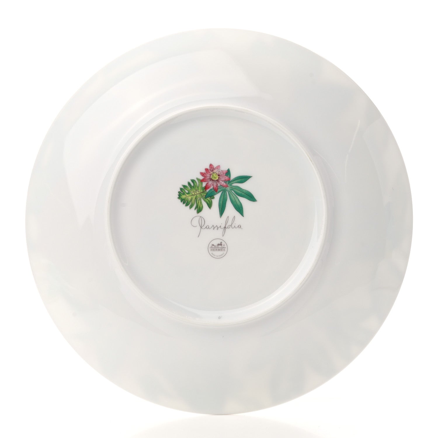 Hermes Porcelain Passifolia Dessert Plate N°2 Set of 2 3 of 6