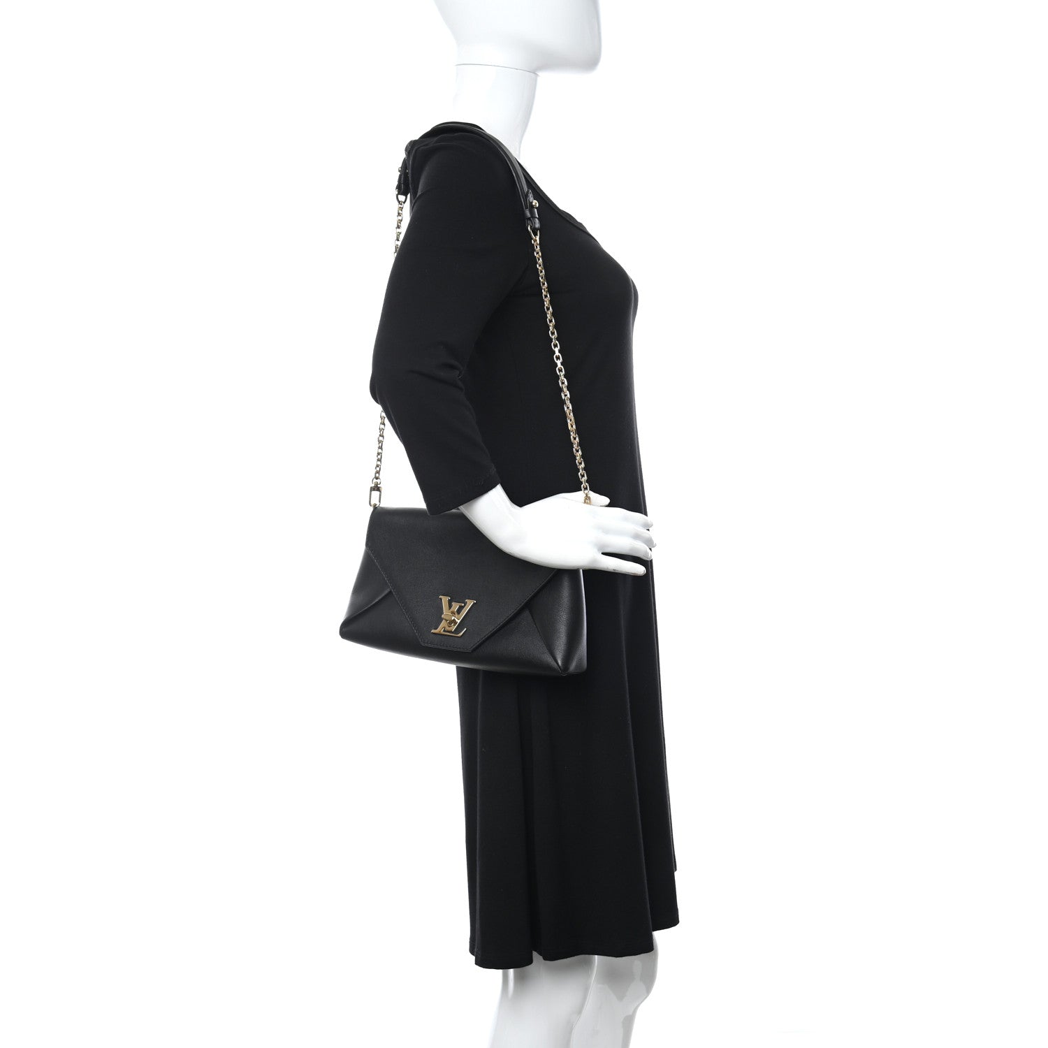 Louis Vuitton Calfskin Love Note Black 2 of 7