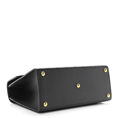 Gucci Guccissima Signature Small Padlock Top Handle Bag Black 4 of 10