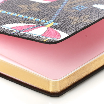 Louis Vuitton Monogram 2020 Christmas Animation Big Wheel Notebook MM Rose Ballerine 10 of 11