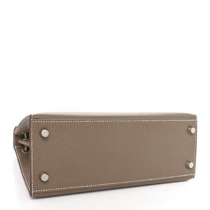 Hermes Epsom Kelly Sellier 25 Etoupe 4 of 10