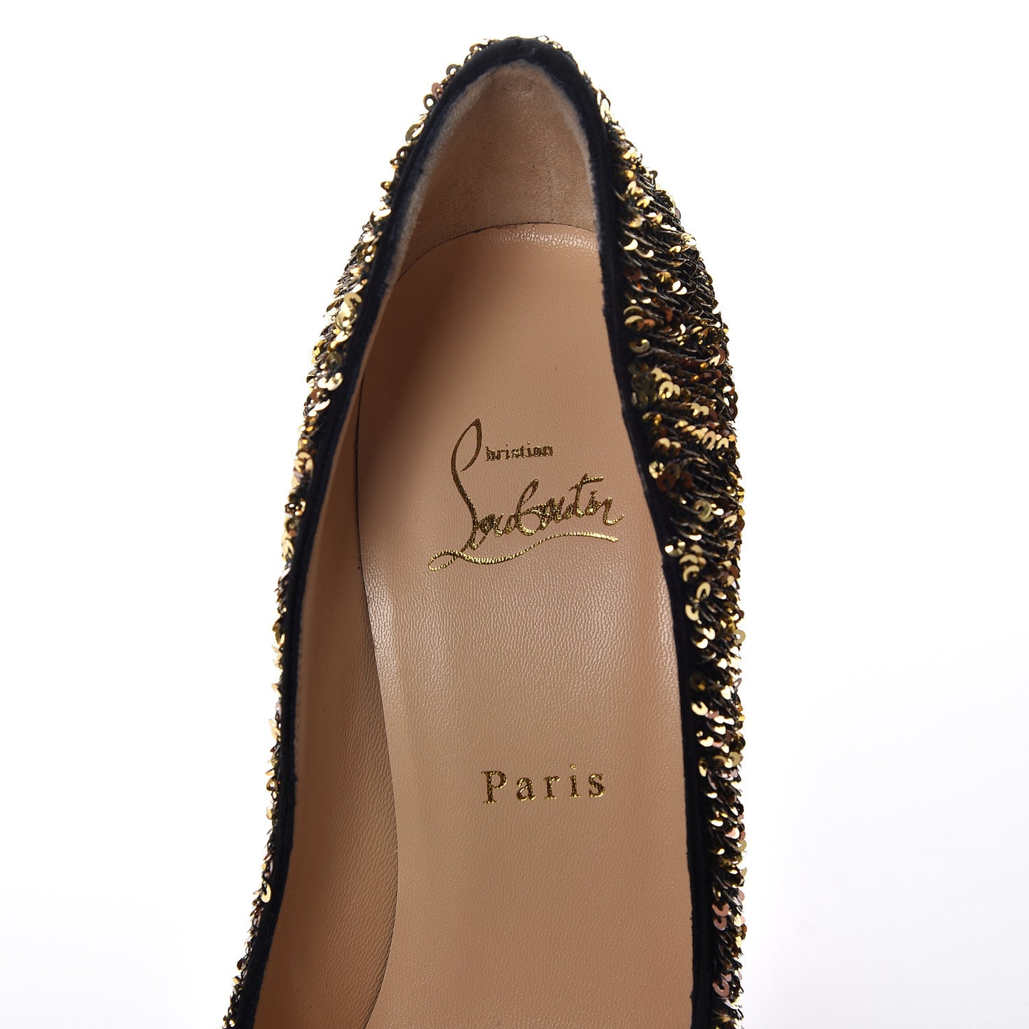Paillette Sequin Bianca 140 Pumps 39 Gold