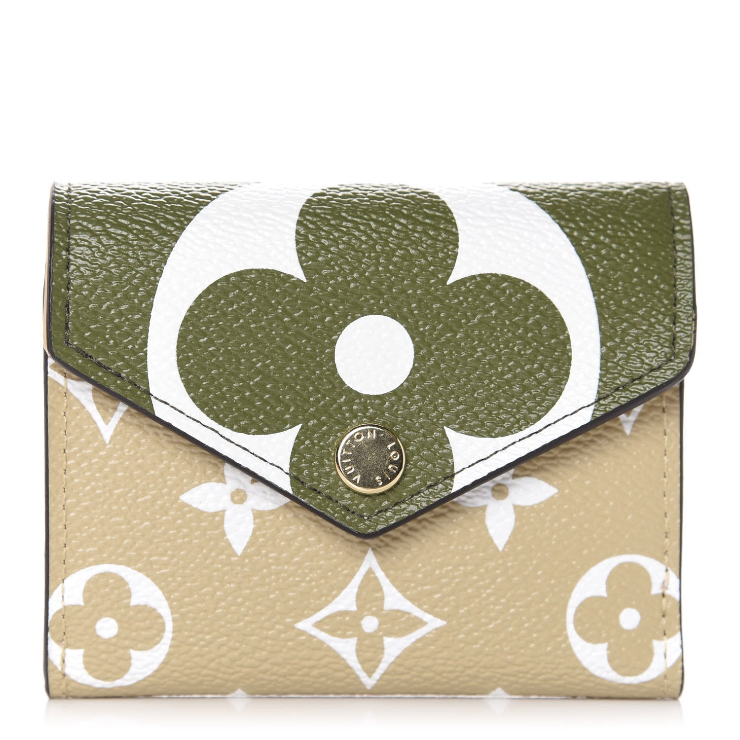 Louis Vuitton Monogram Giant Zoe Wallet Kaki 1 of 7