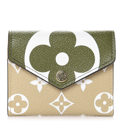Louis Vuitton Monogram Giant Zoe Wallet Kaki 1 of 7