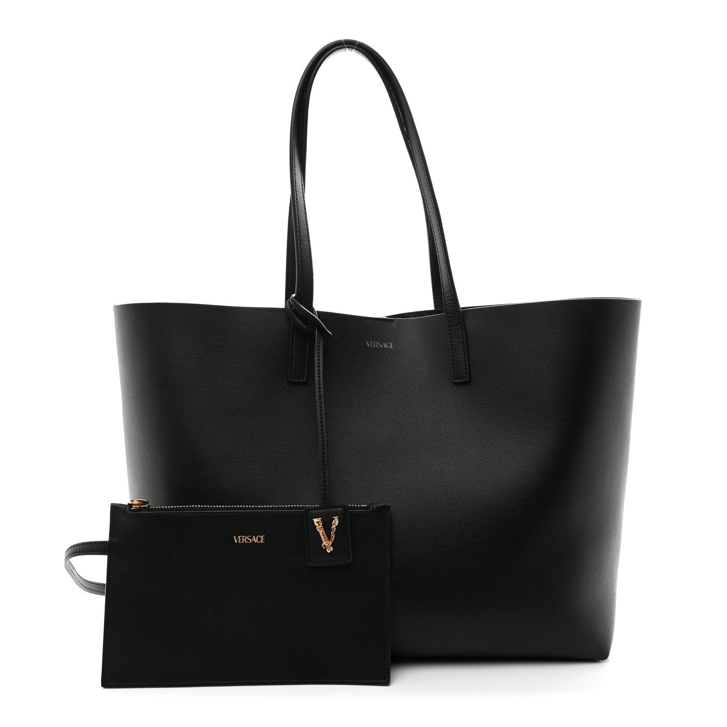 Calfskin Virtus Tote Black