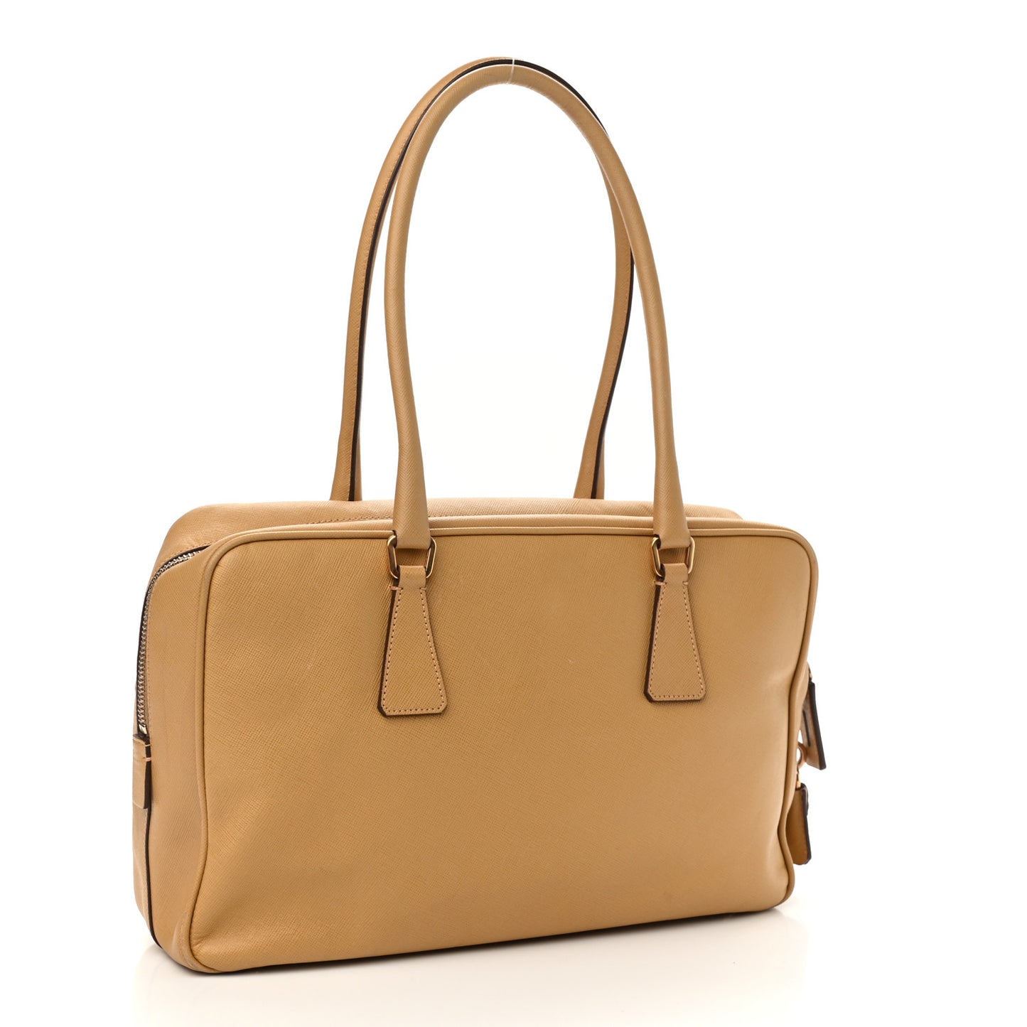 Saffiano Lux Bowler Caramel