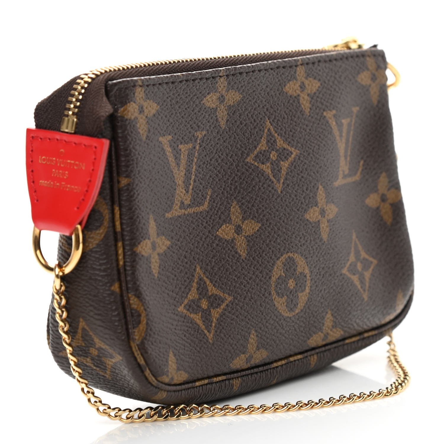Louis Vuitton Monogram 2020 Christmas Animation Bumper Cars Mini Pochette Accessories Coquelicot 3 of 6