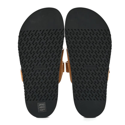 Hermes Suede Goatskin Womens Chypre Sandals 38 Naturel 5 of 8