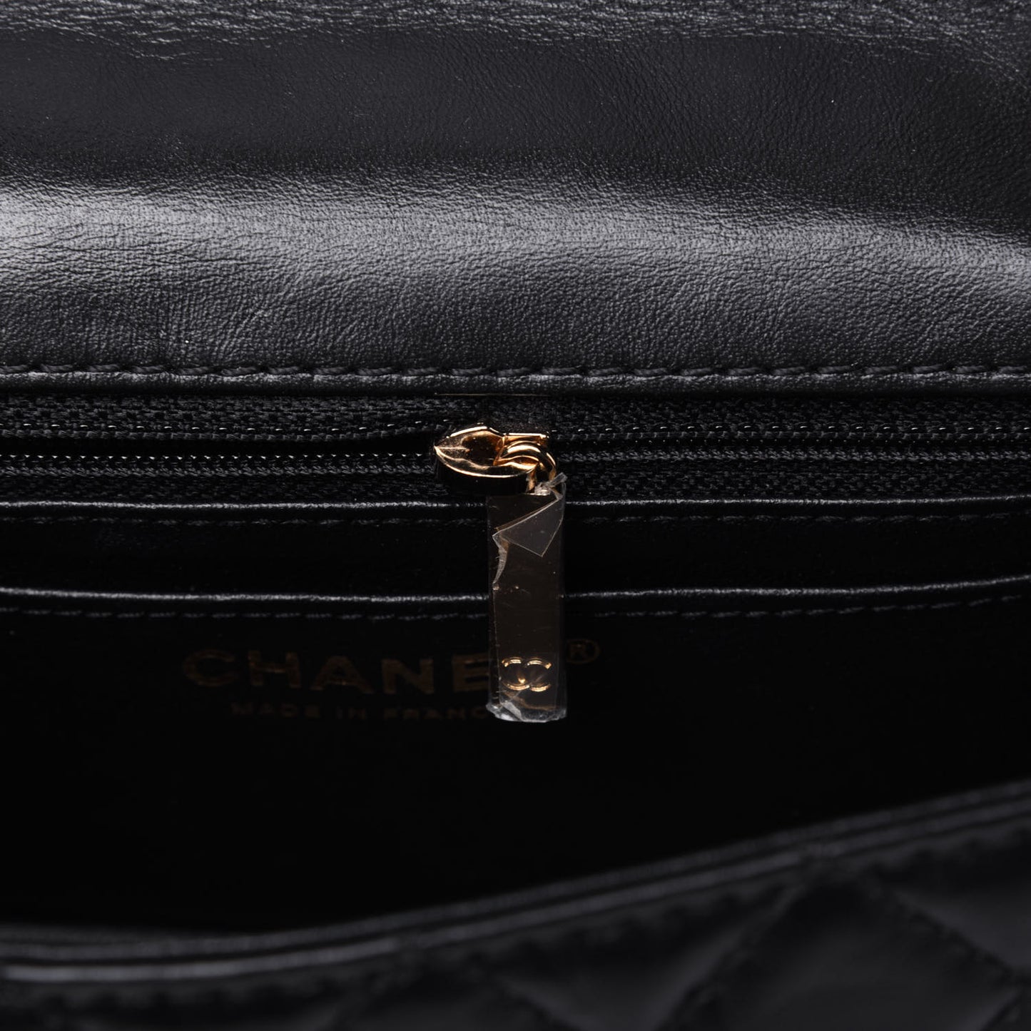 Aged Calfskin Quilted 2.55 Reissue Mini Flap Black