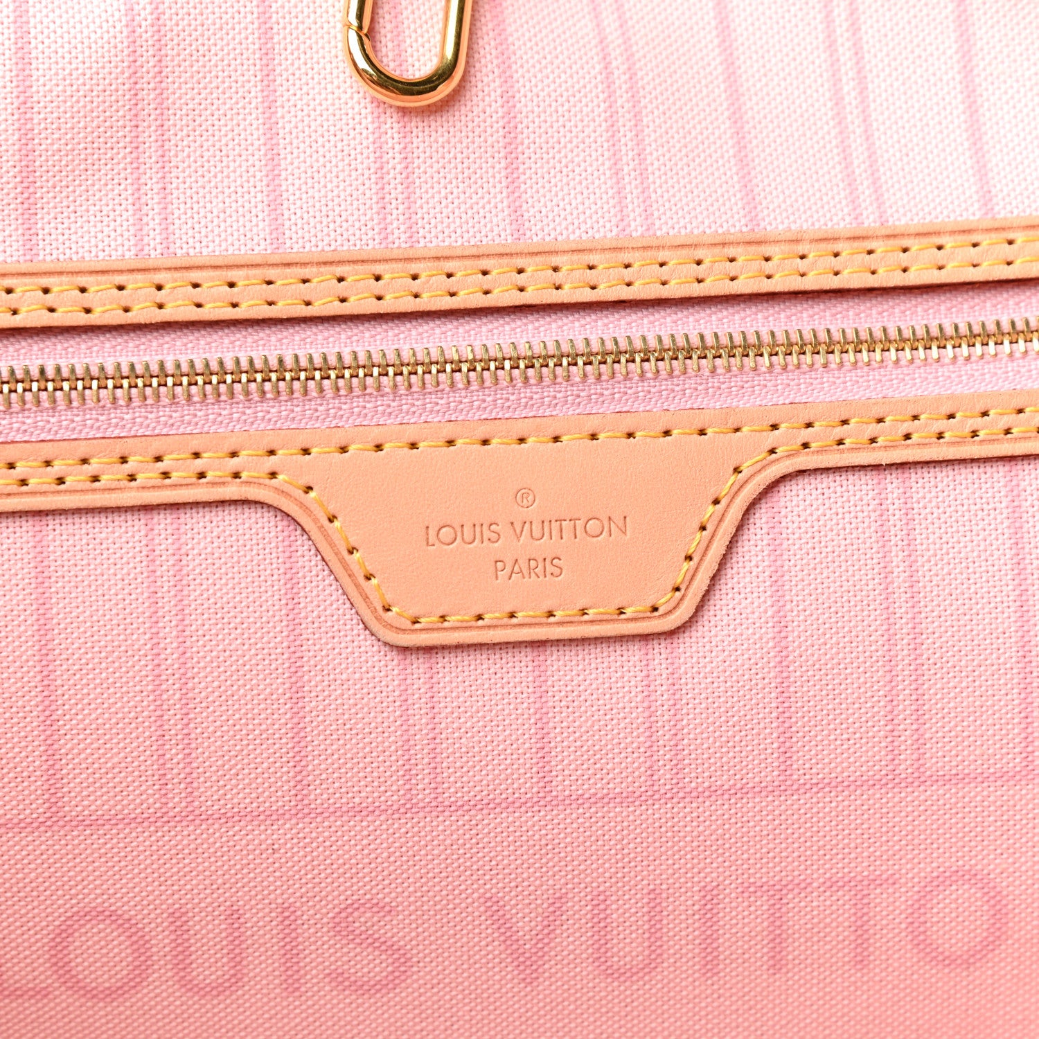 Louis Vuitton Damier Azur Neo Neverfull MM Rose Ballerine 6 of 9
