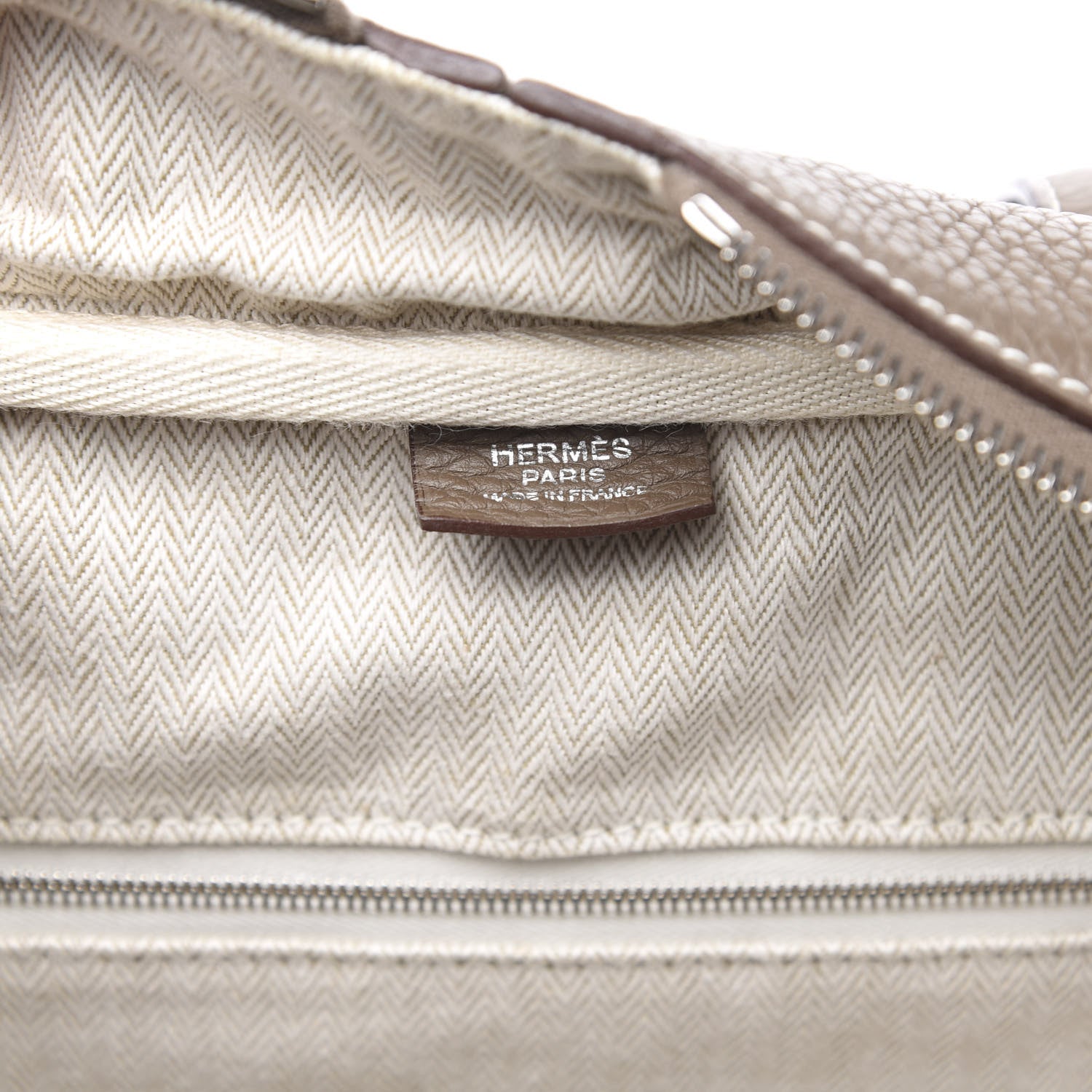 Hermes Taurillon Clemence Victoria II 35 Etoupe 6 of 14