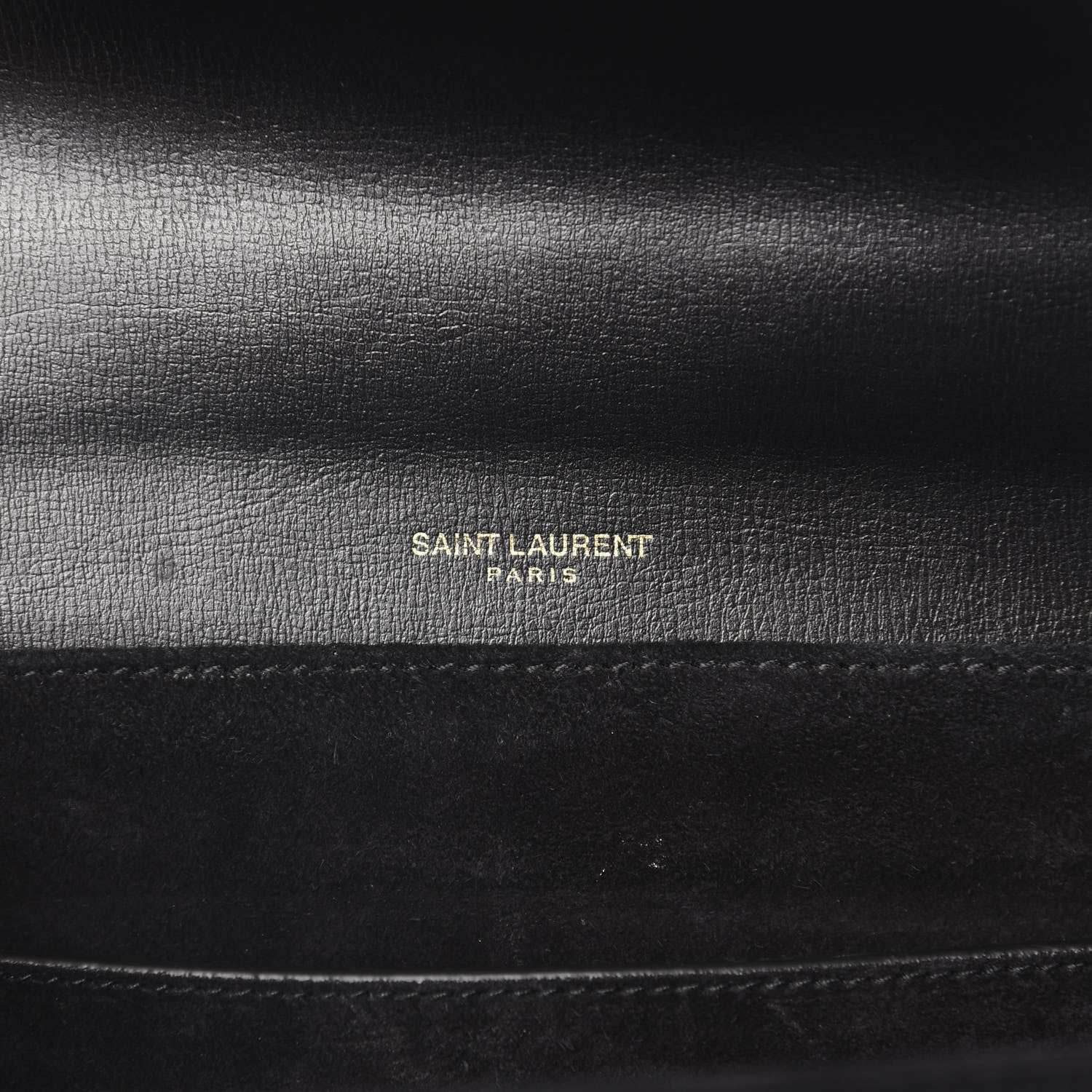 Saint Laurent Smooth Calfskin Suede Medium Bellechasse Black 6 of 11
