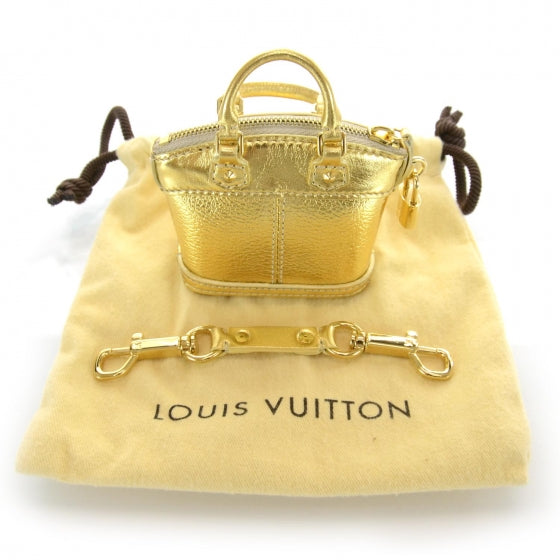 Louis Vuitton Suhali Mini Lockit Bag Charm Gold 1 of 1