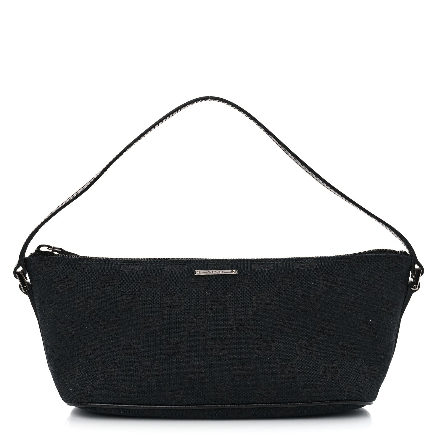 Gucci Monogram Boat Pochette Black 1 of 10