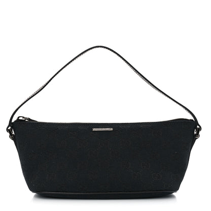 Gucci Monogram Boat Pochette Black 1 of 10