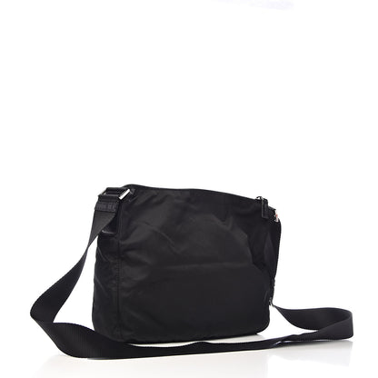 Prada Nylon Flat Messenger Bag Black 3 of 10