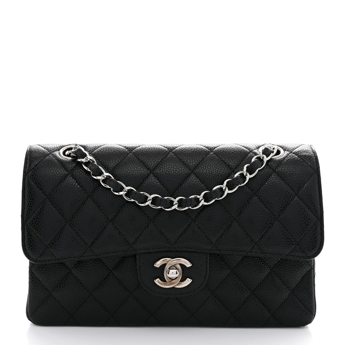 Chanel Caviar Quilted Small Double Flap Black 1 of 11