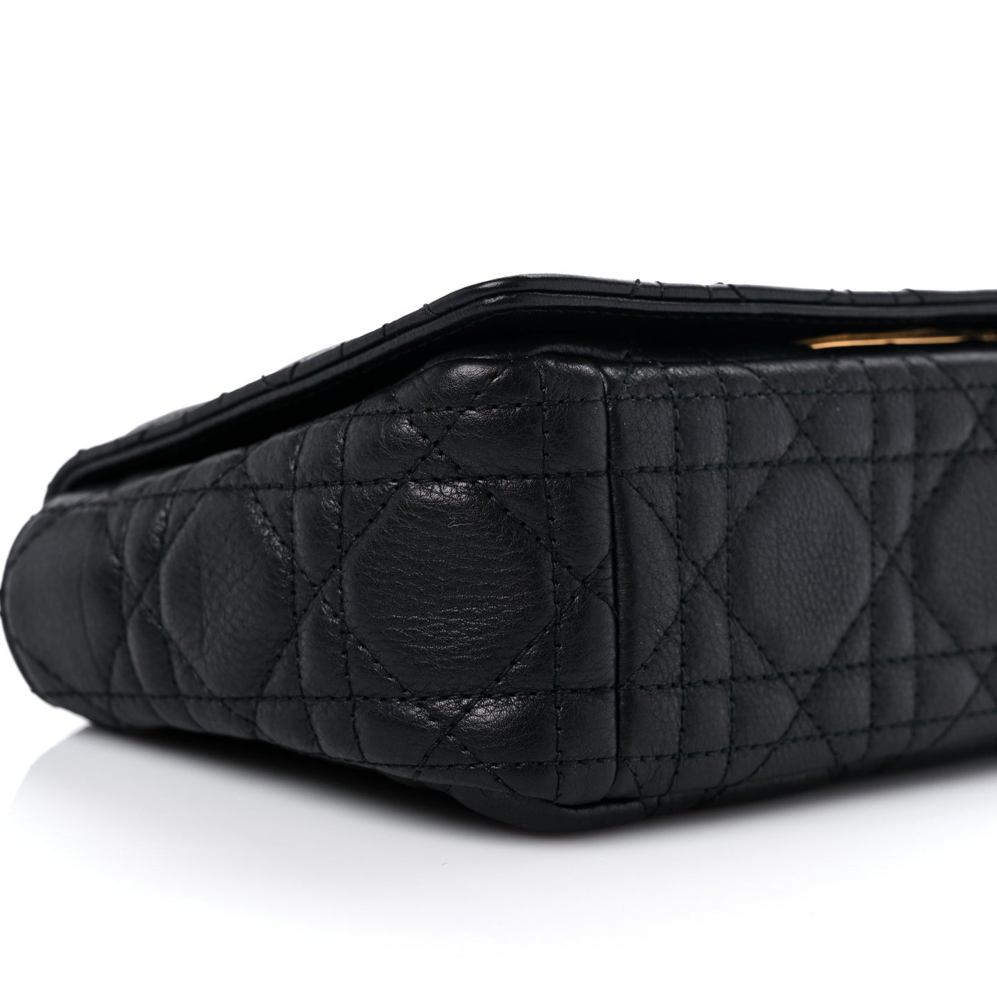 Calfskin Cannage Small Caro Bag Black