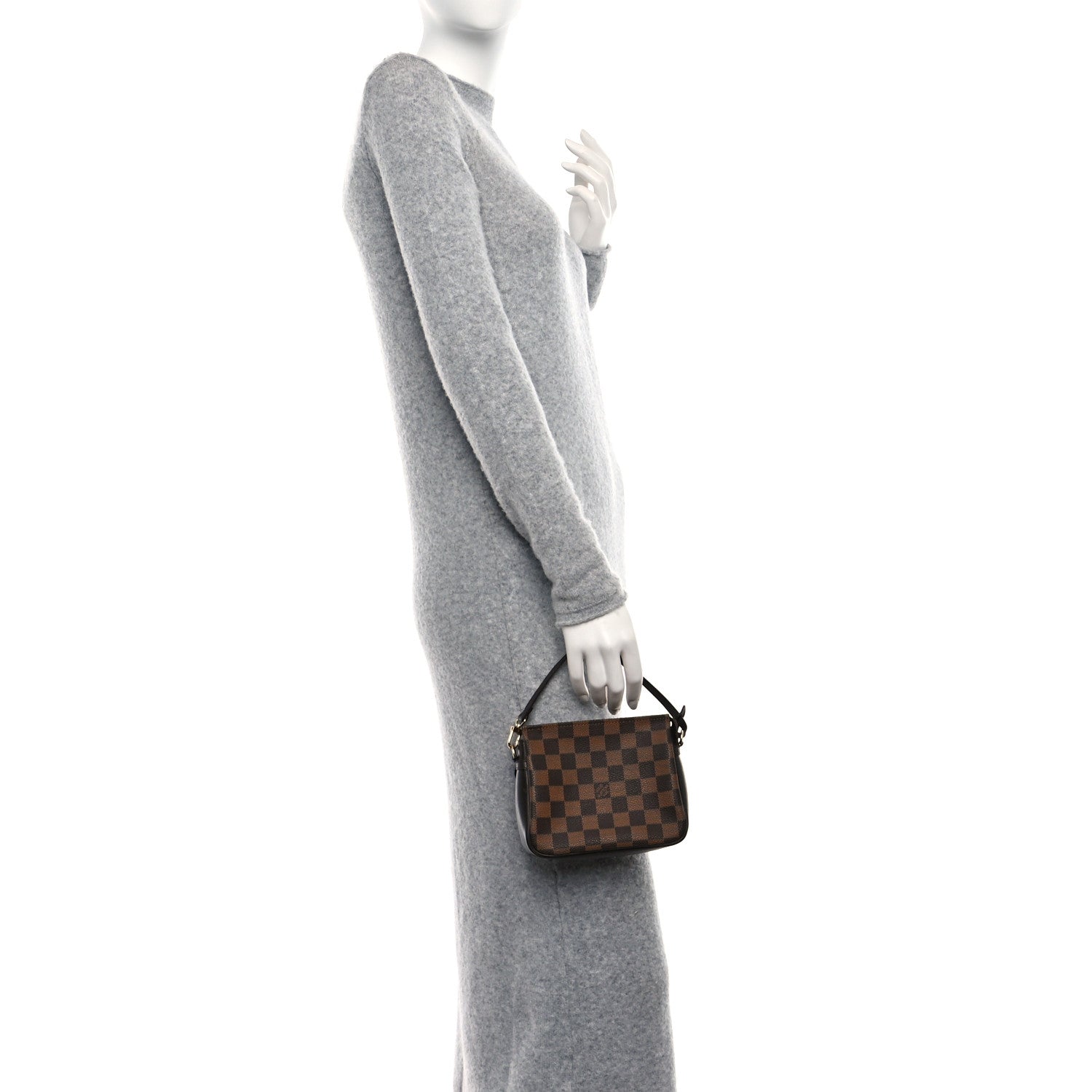 Louis Vuitton Damier Ebene Trousse Make Up Bag Pochette 2 of 9