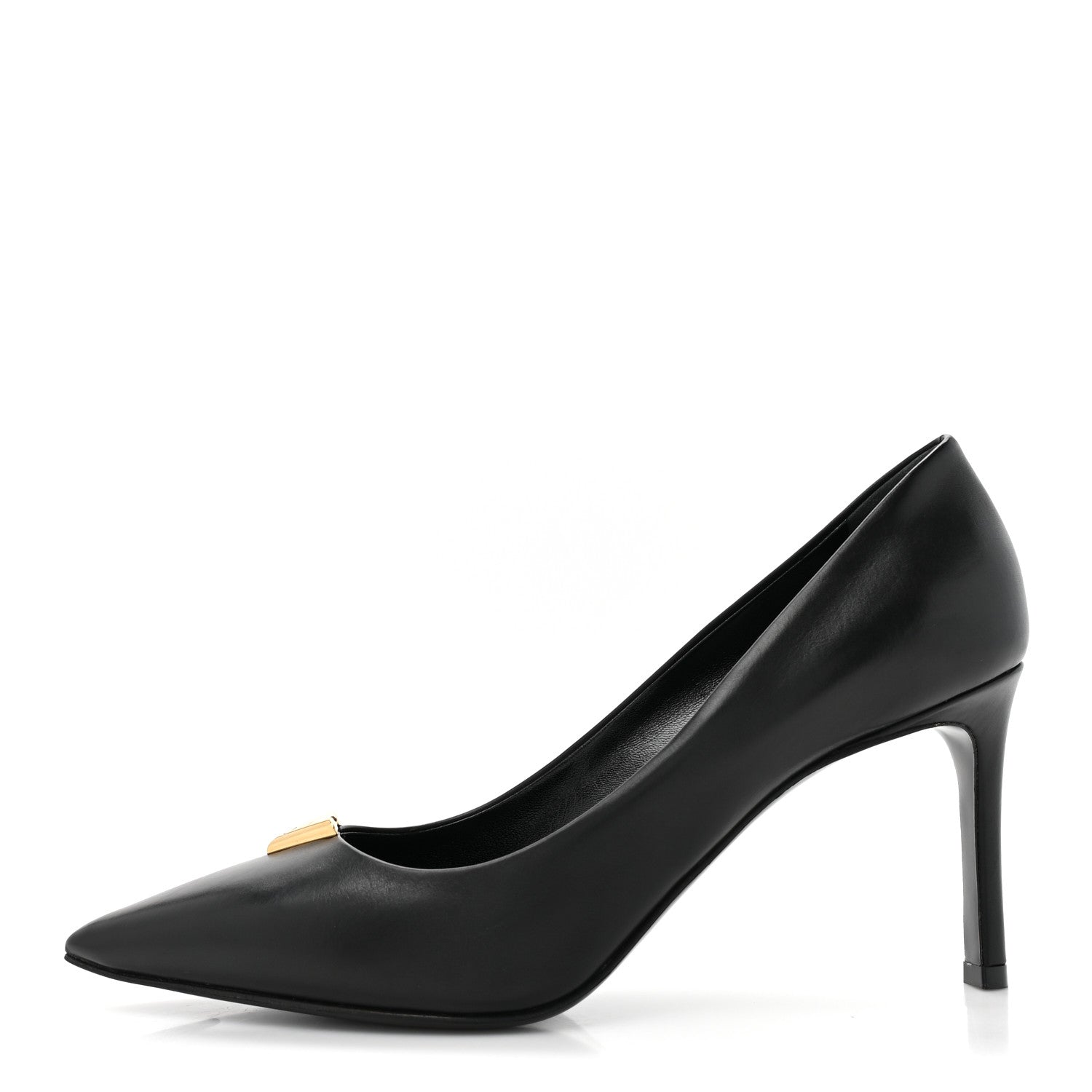 Louis Vuitton Calfskin Heartbreaker Pumps 39.5 Black 1 of 10