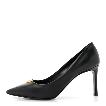 Louis Vuitton Calfskin Heartbreaker Pumps 39.5 Black 1 of 10