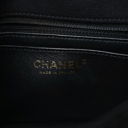 Chanel Tweed Quilted Mini 2.55 Reissue Flap Black Gold Navy 6 of 10