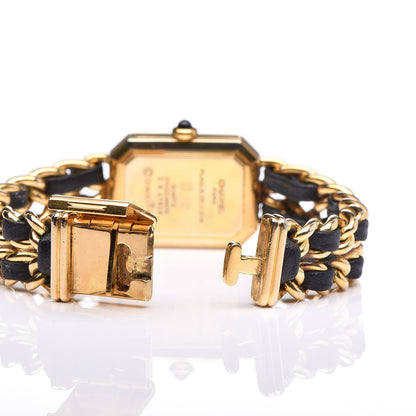Chanel Stainless Steel Lambskin 20mm Chain Premiere Quartz Watch Gold M 6 of 9