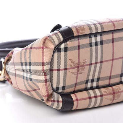 Burberry Haymarket Check Small Northfield Tote Chocolate 8 of 14