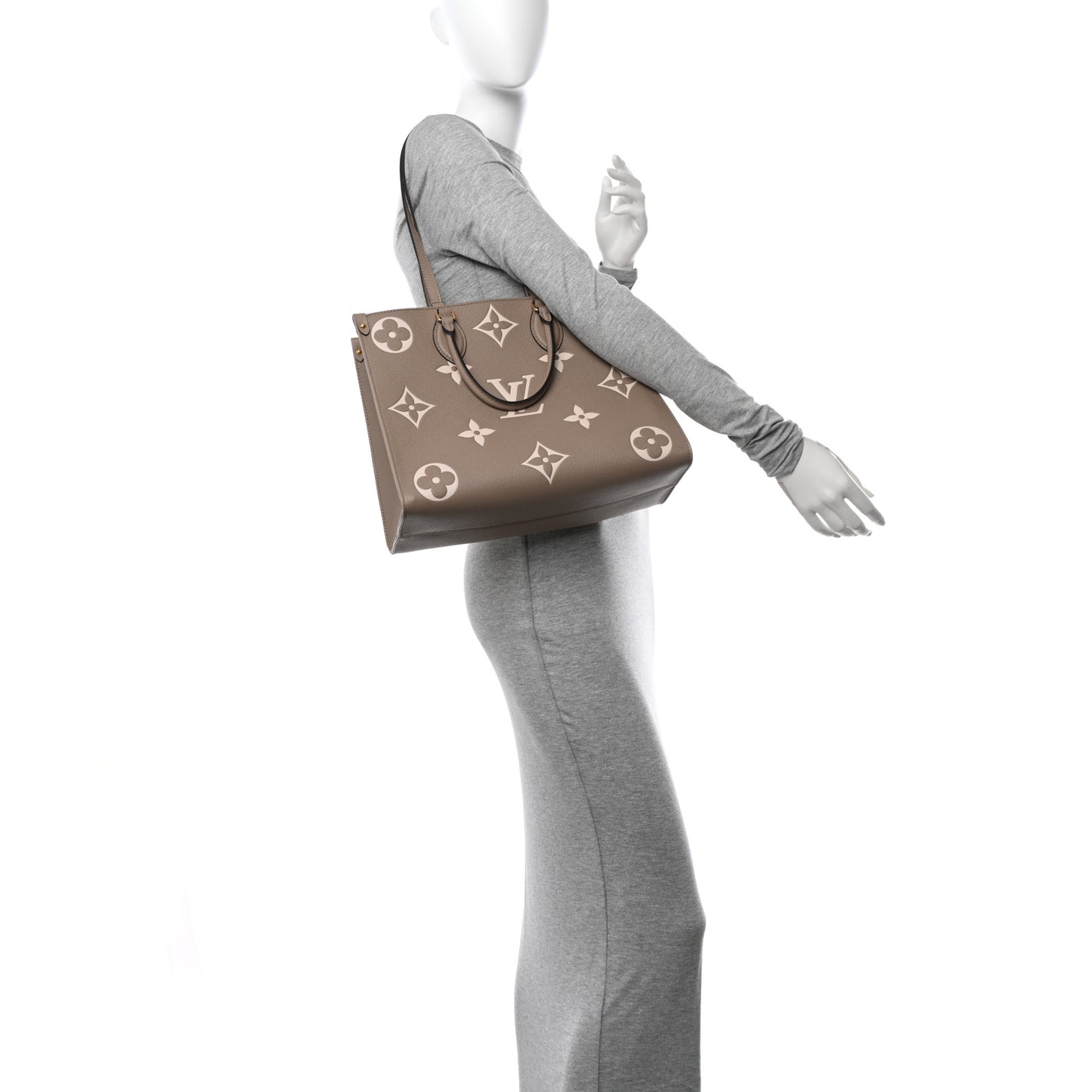 Empreinte Monogram Giant Onthego MM Tourterelle Creme