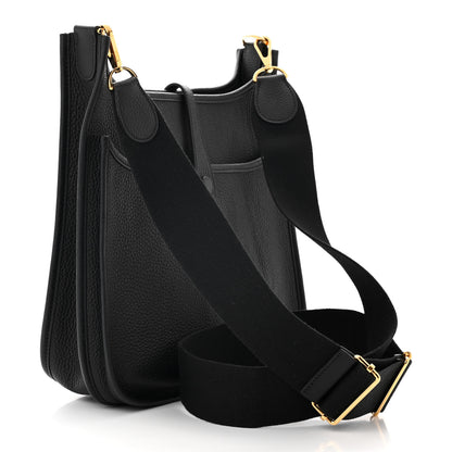Hermes Taurillon Clemence Evelyne III PM Black 3 of 11