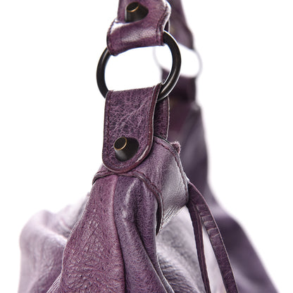 Balenciaga Agneau Classic Hardware Day Hobo Raisin 18 of 25