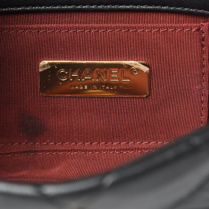 Chanel Lambskin Quilted Chanel 19 Waist Bag Black 6 of 12