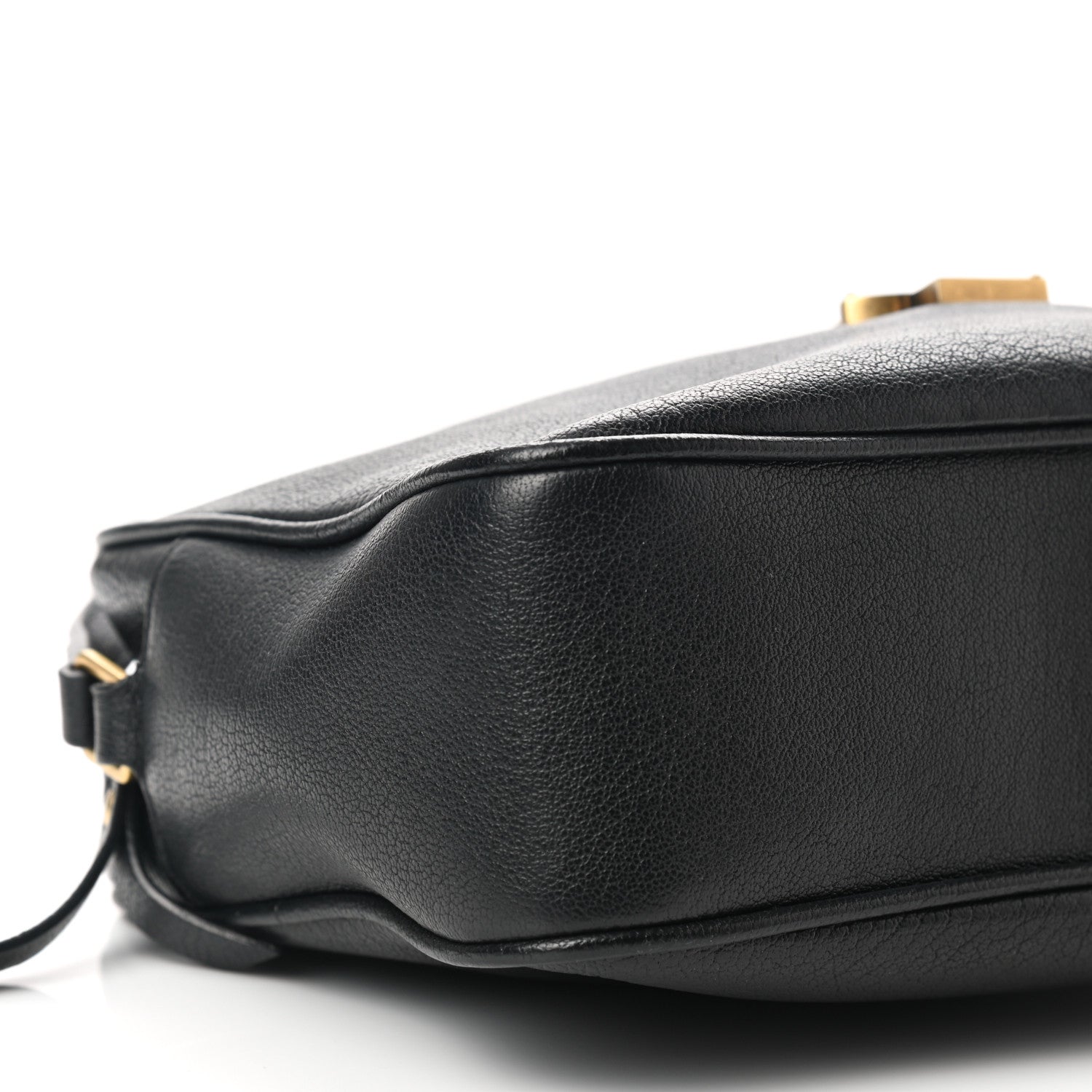 Saint Laurent Grained Lambskin Monogram Lou Camera Bag Black 9 of 11