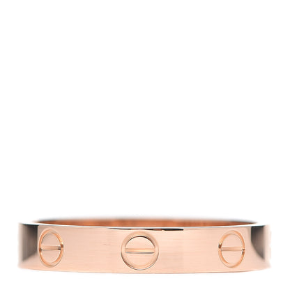 Cartier 18K Pink Gold 3.5mm LOVE Wedding Band Ring 56 7.75 3 of 4