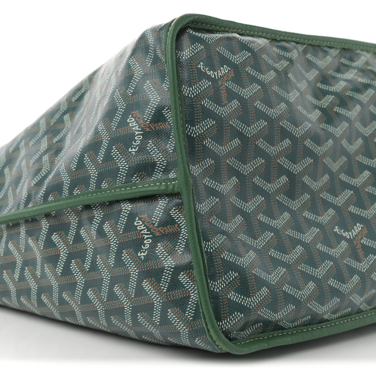 Goyard Goyardine Reversible Anjou GM Green 26 of 45