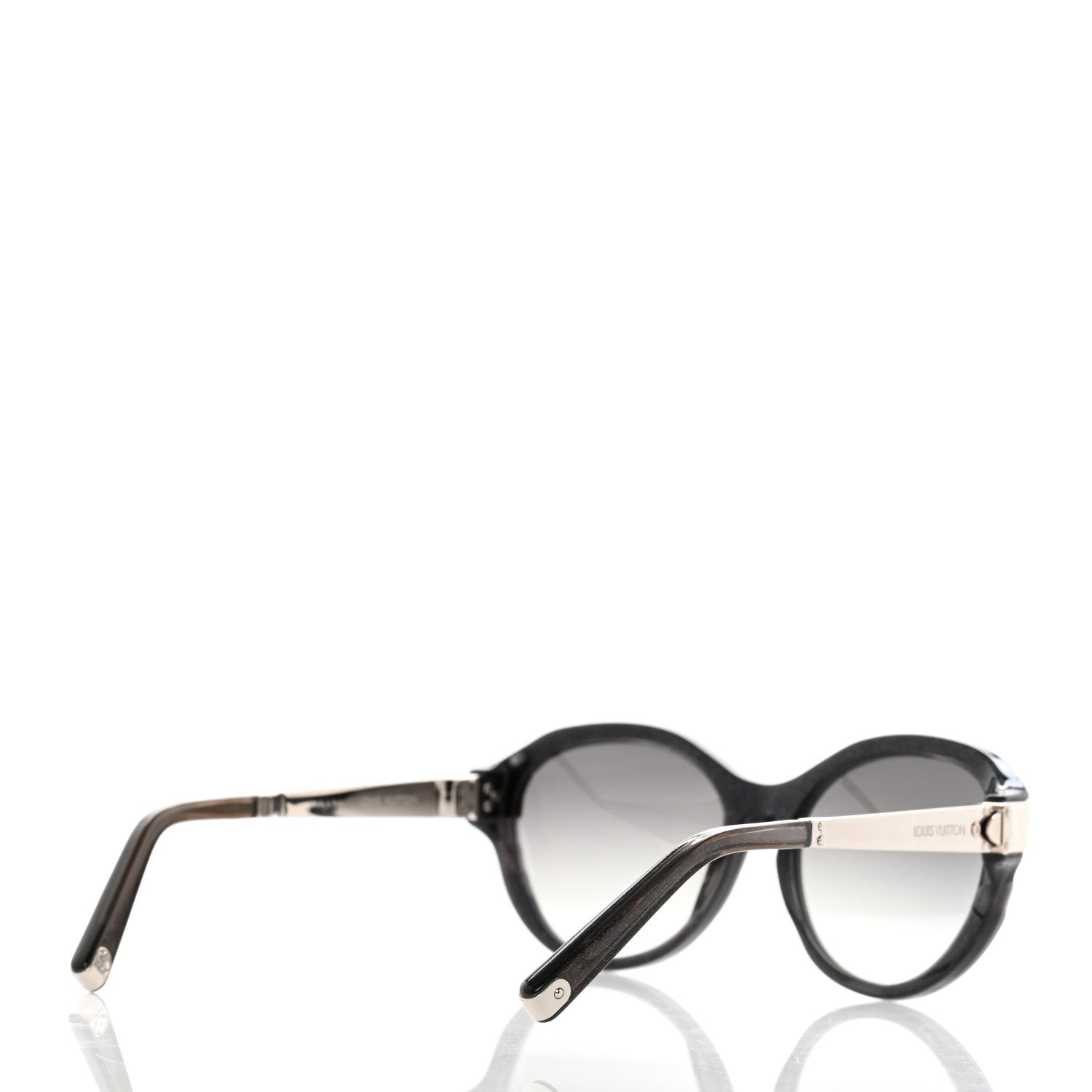 Louis Vuitton Acetate Petit Soupcon Cat Eye Sunglasses Z0489W Black 4 of 9