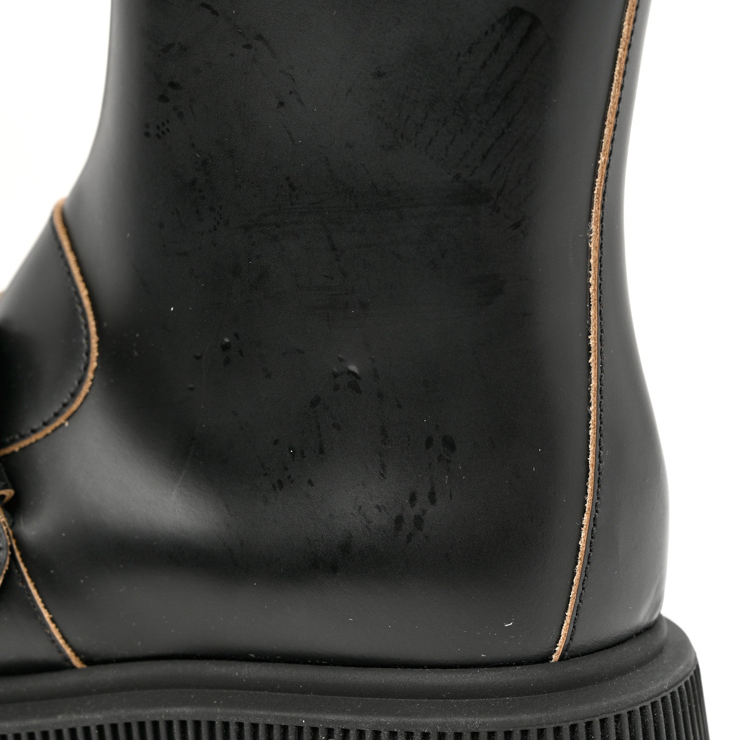 Gucci Cordovan Lux Dionysus Hunder Boots 37.5 Black 9 of 11