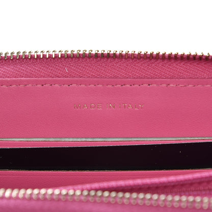 Chanel Caviar Quilted Small Zip Around Wallet Pink 7 of 9