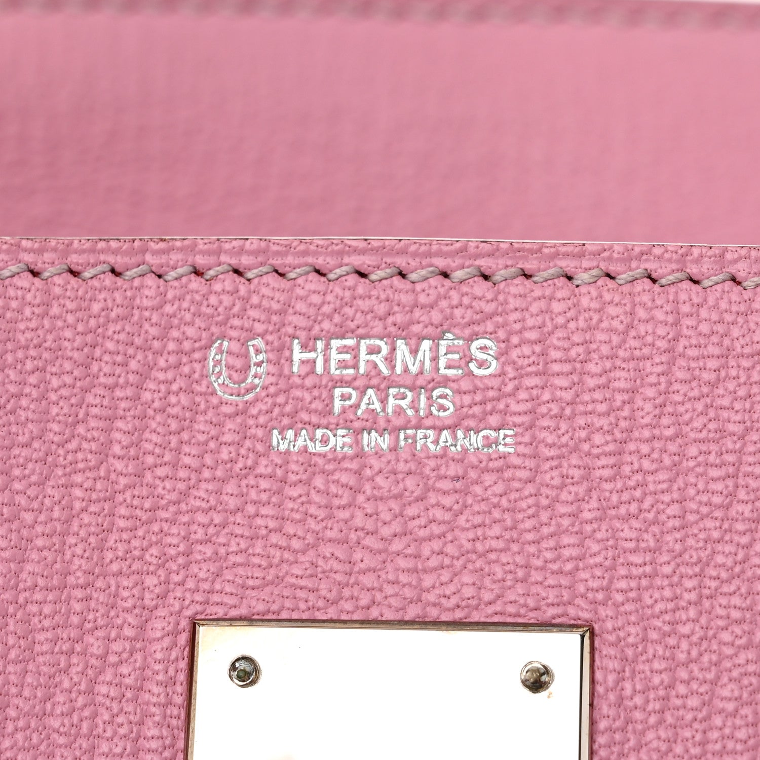 Hermes Chevre Mysore Horseshoe Birkin 30 5P Pink Rouge Garance 6 of 10