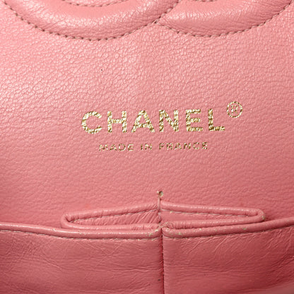 Chanel Caviar Quilted Medium Double Flap Pink 5 of 9